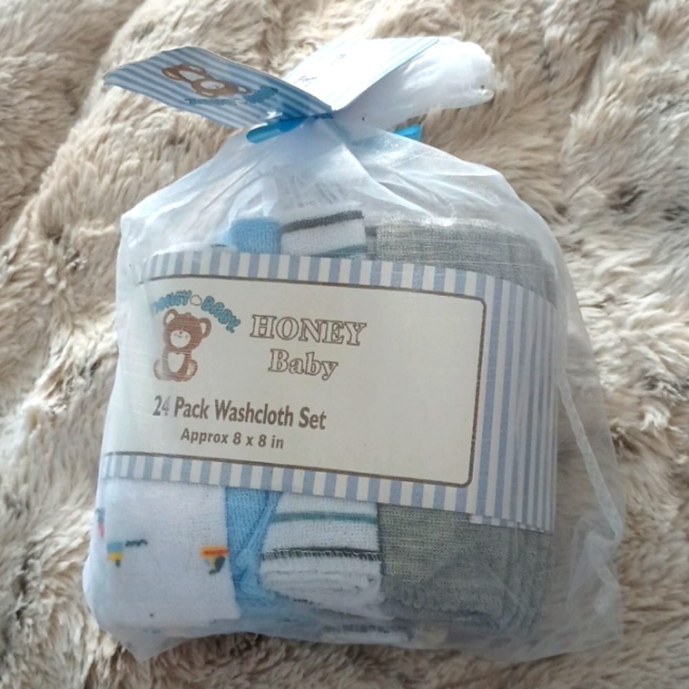 24-Pack baby washcloths